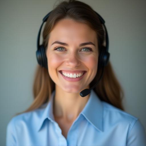 Friendly support representative